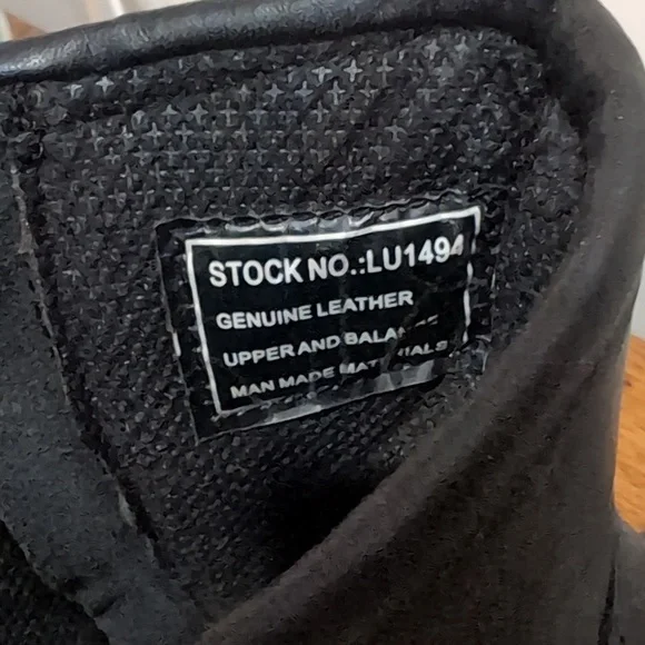 XElement Mens Black Leather Ankle Boots Size 10.5 - Picture 5 of 12